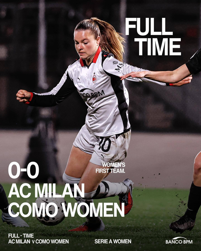 米兰女足主场00战平科莫，联赛争冠形势再起波澜